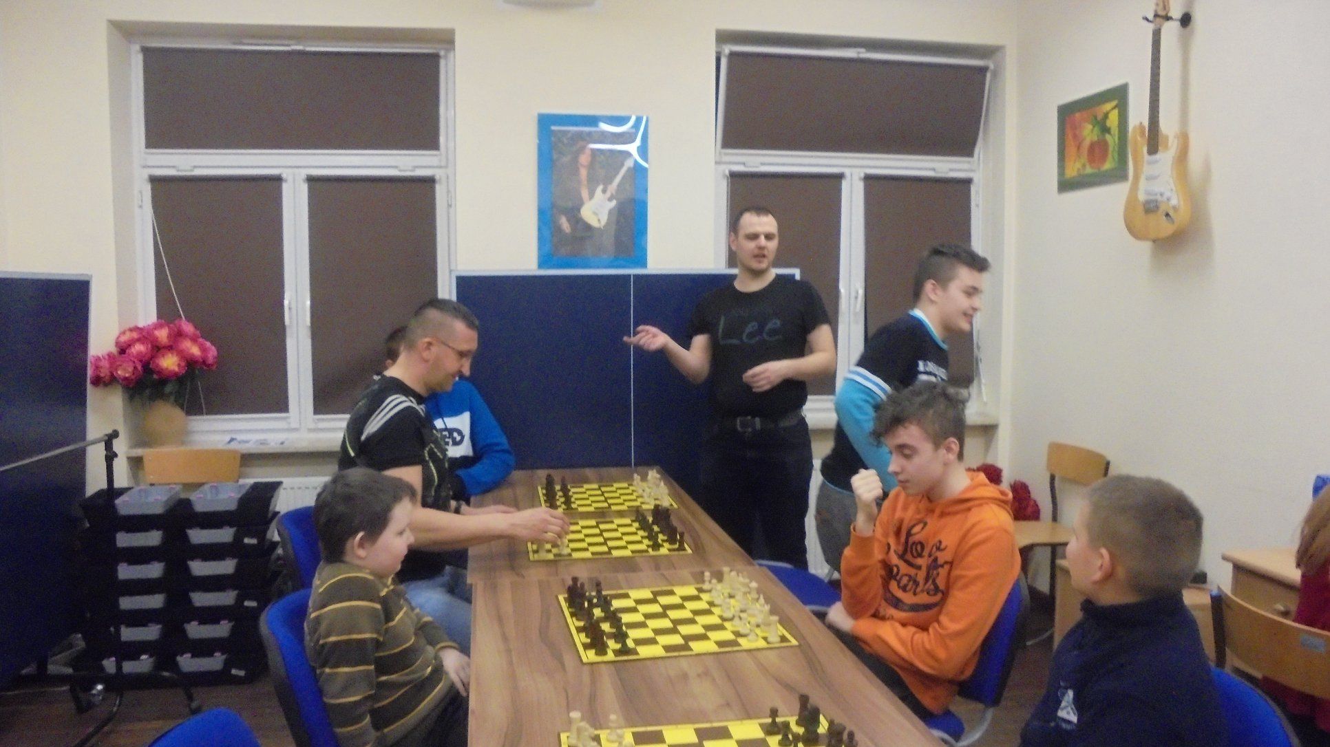 Zajęcia szachowe GOK w Michałowie